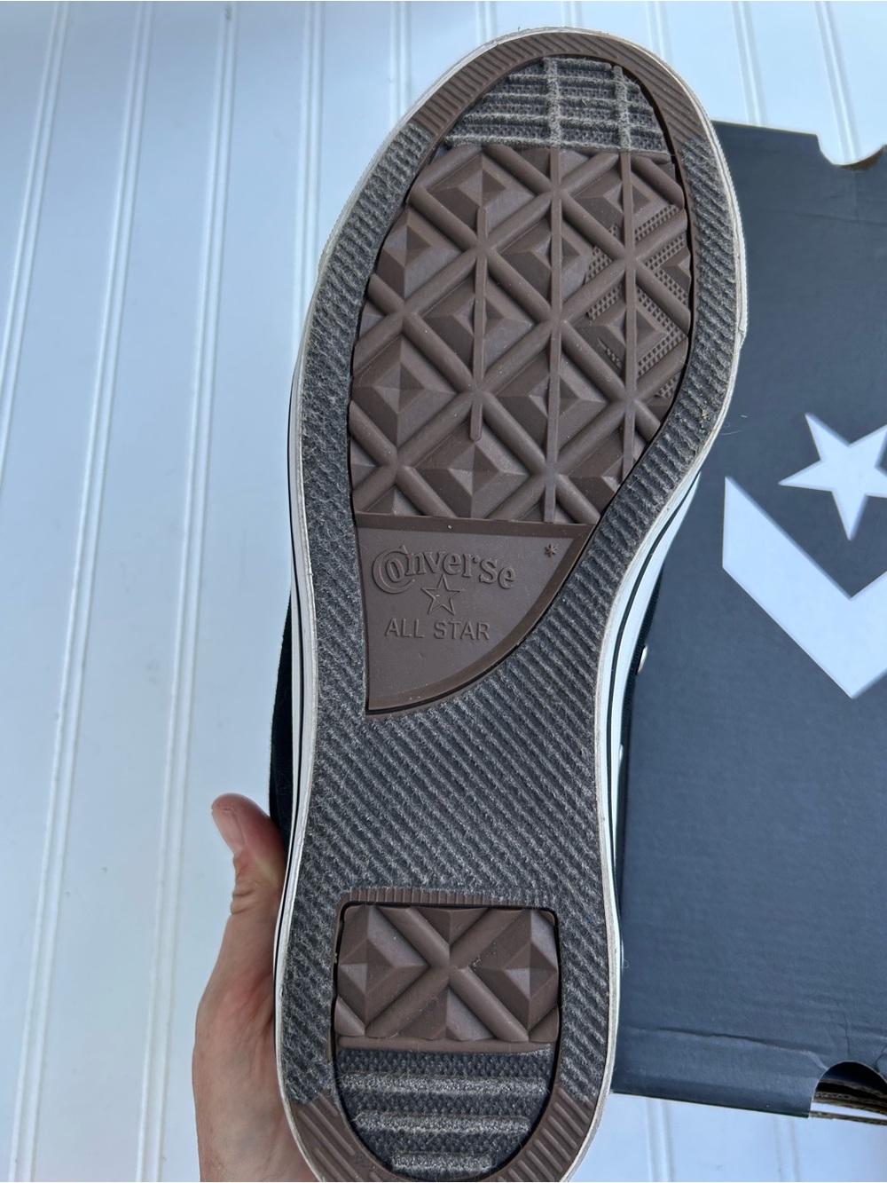 Converse Sneakers Black Canvas Low-Top Shoes White Accents Size 11.5 - Picture 4 of 5